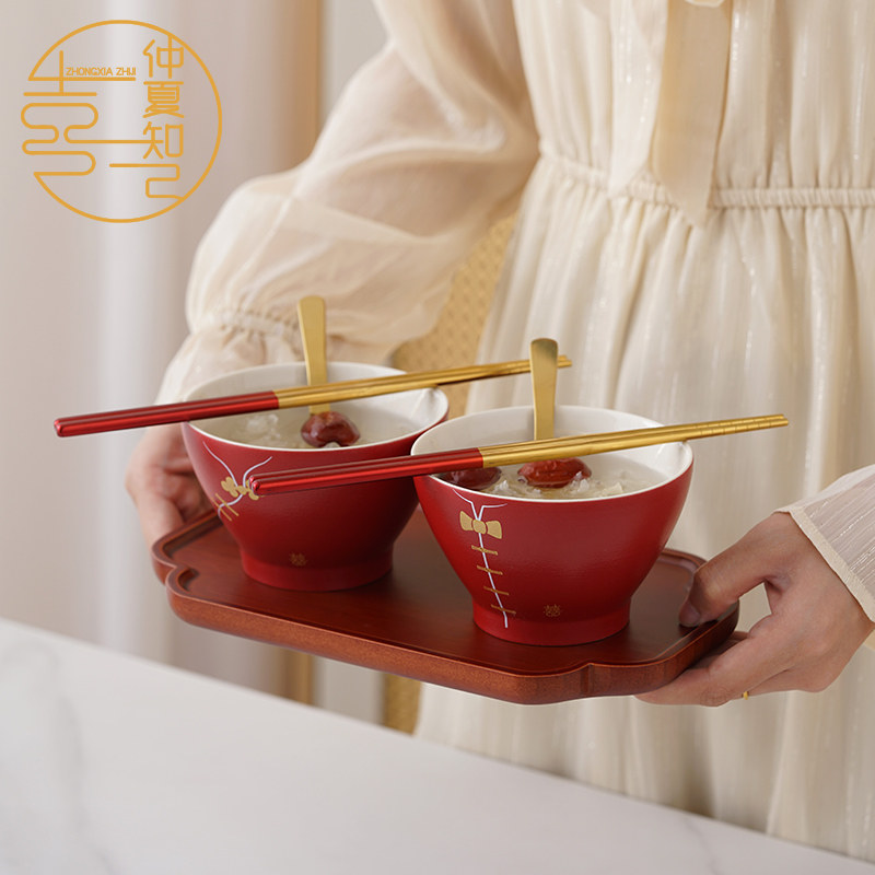 仲夏知己结婚喜碗敬茶杯一对陶瓷对碗筷敬酒杯子套装陪嫁婚礼用品,节庆用品/礼品,喜碗/敬茶杯,淘宝优惠券,粉丝福利购,淘宝优惠卷
