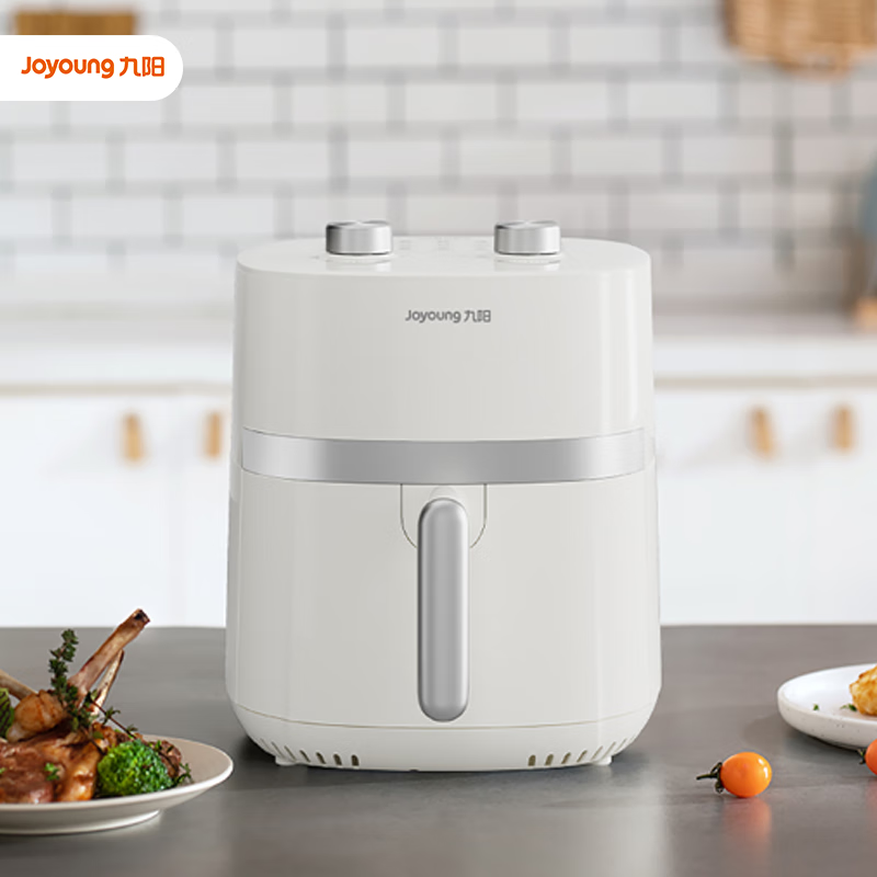 九阳空气炸锅大容量蒸汽嫩烤家用智能不粘电炸锅薯条机KL55-V181