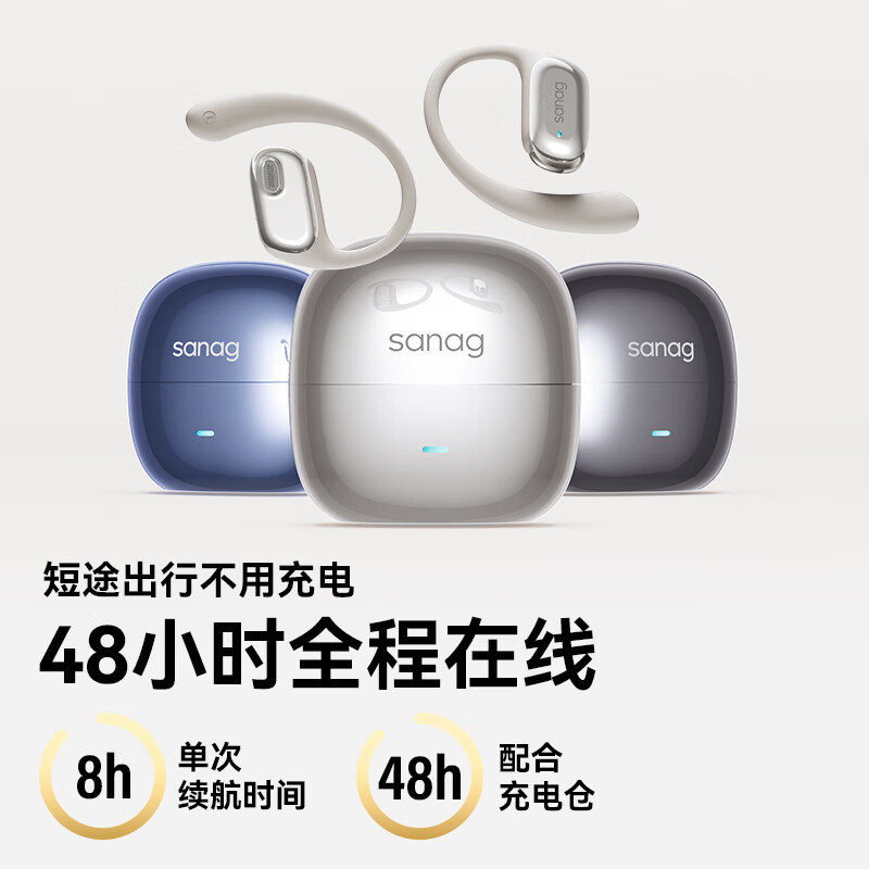 塞那G30S【千元音质】骨传导蓝牙耳机概念挂耳夹开放式不入耳运动