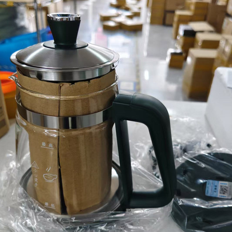 【全新】艾美特 S1060J 自动蒸汽煮茶壶电热水壶不锈钢滤网茶漏1L