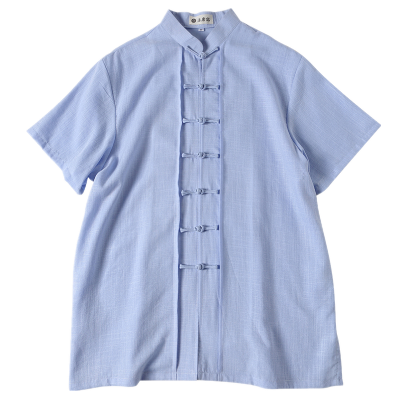 轻薄短袖天丝锦太极服春夏练功
