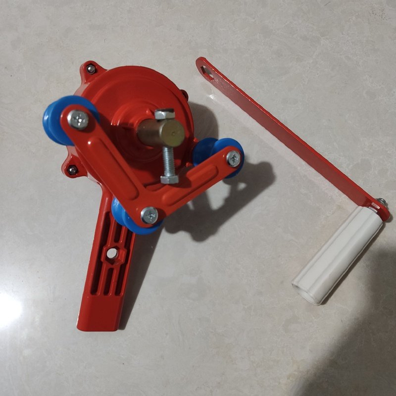 极速厂促大棚卷膜器温室10180米侧卷放风手动摇膜机园艺养殖场自