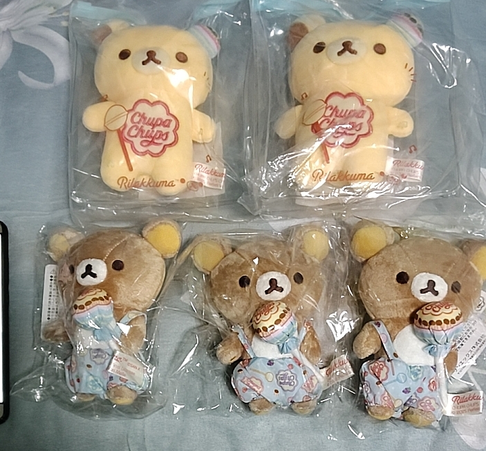 现货日本正版sanx轻松熊loft限定珍宝珠棒棒糖挂件