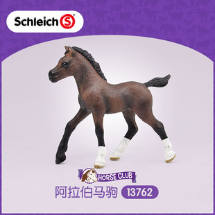 德国schleich思乐 13762阿拉伯马驹马儿俱乐部仿真动物模型玩具