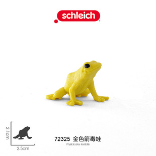 思乐Schleich 金色箭毒蛙72325迷你丛树青蛙仿真动物模型儿童玩具