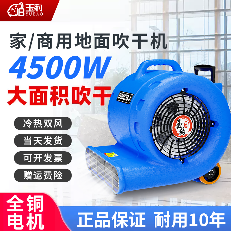 玉豹吹干机商用大功率干燥强力吹风机地毯厕所地面地板除湿吹地机,生活电器,其它日用家电,淘宝优惠券,粉丝福利购,淘宝优惠卷