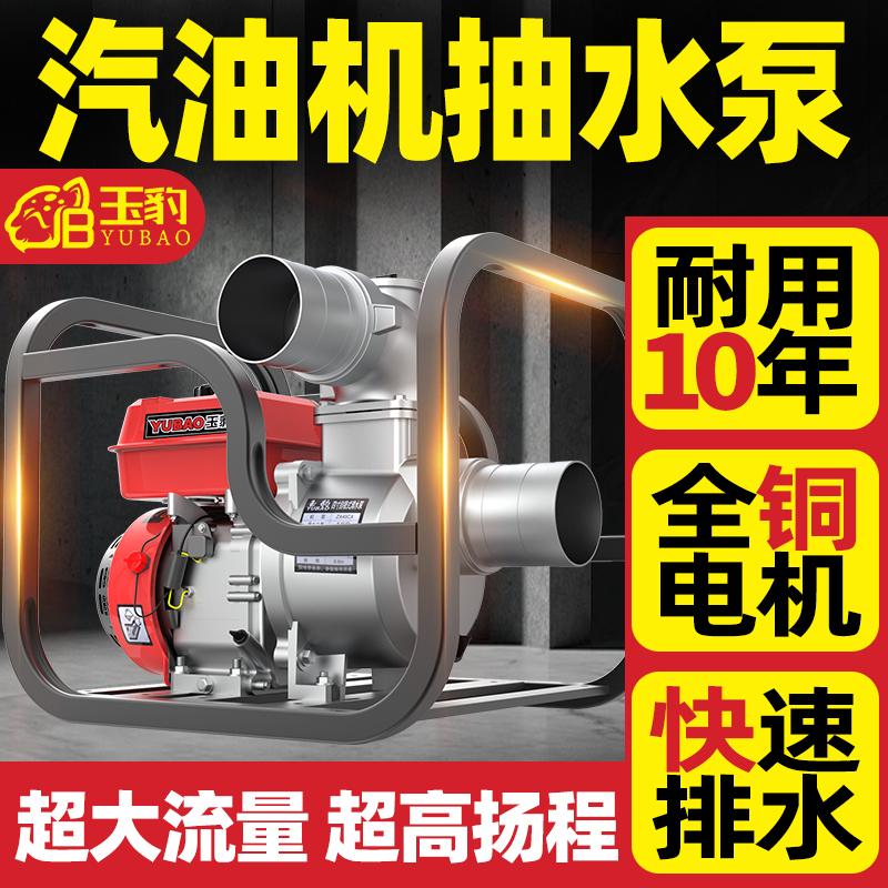 【耐用10年】农用汽油机抽水泵