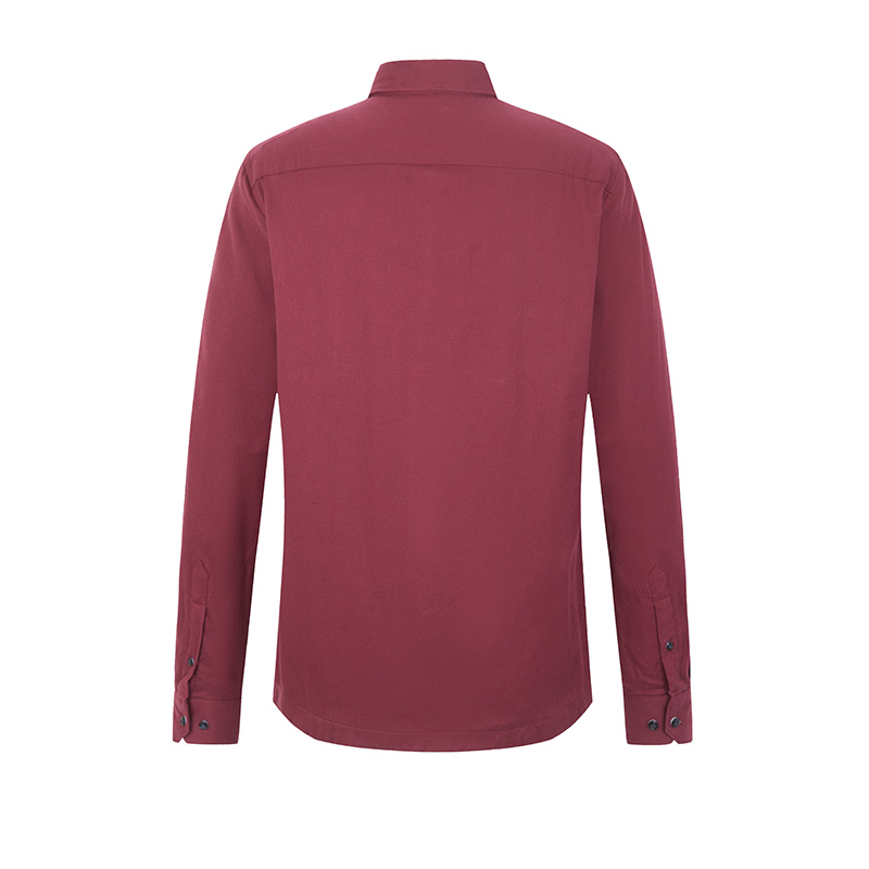 伦德保罗正装长袖衬衫纯色上衣