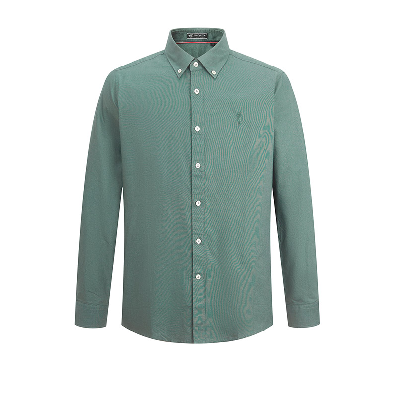 德保罗5色可选牛津纺衬衫男