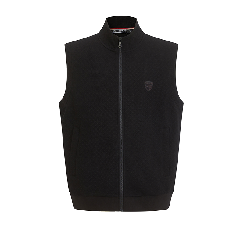 伦德保罗立领暗纹格子