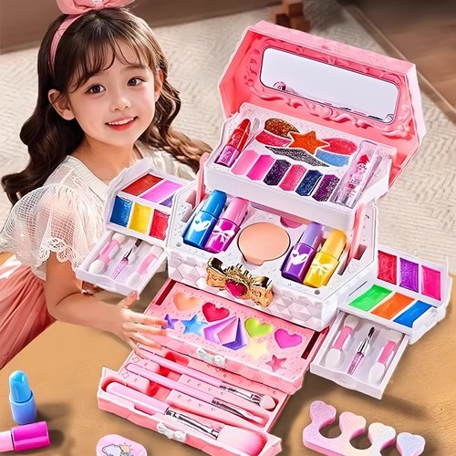 小女孩化妆品可水洗彩妆套装