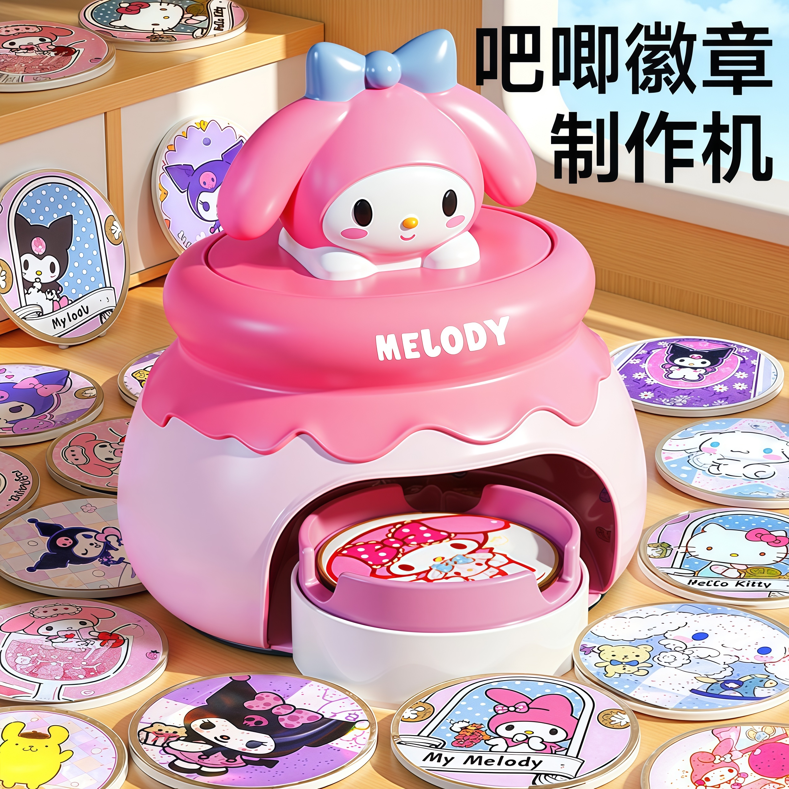 美乐蒂儿童吧唧徽章制作机