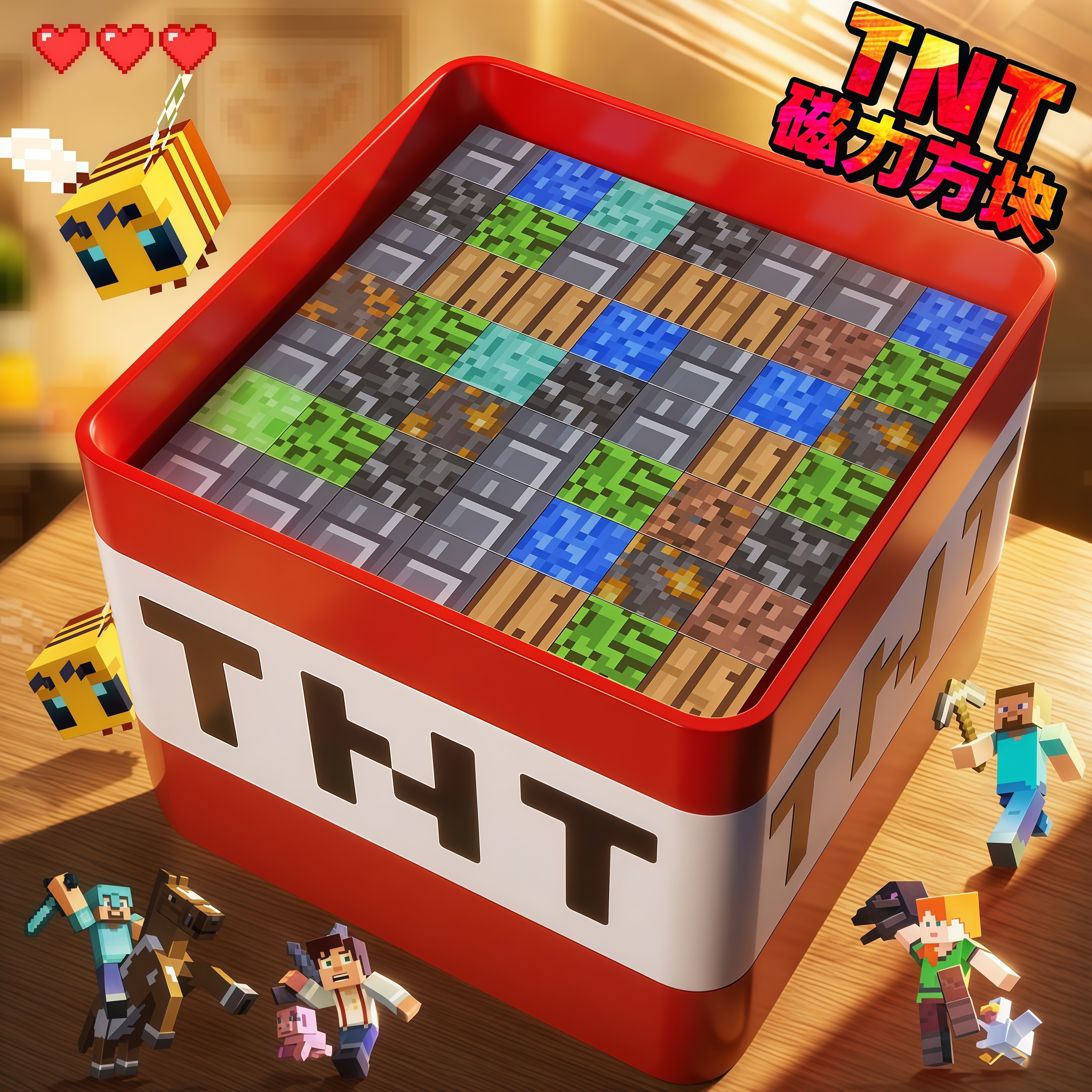 【TNT收纳盒】我的世界磁力方块