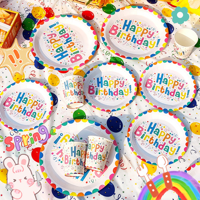 百容ins风一次性桌布野餐场景