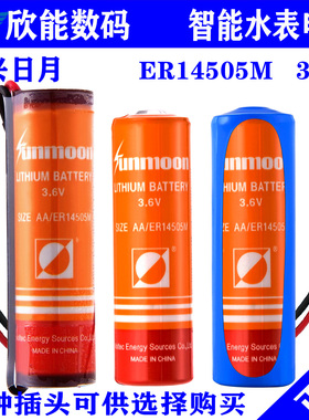智能水表电池3.6V日月ER14505M流量计巡更棒PLC 盛帆冷水表通用AA
