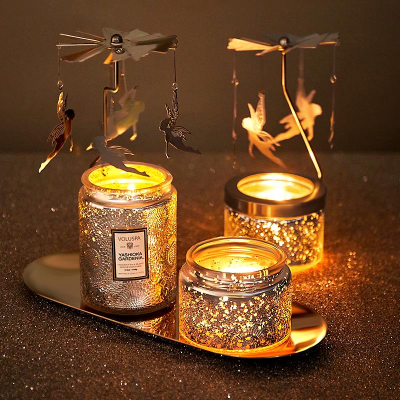 voluspa小浮雕香薰蜡烛新婚卧室香氛礼盒闺蜜生日礼物女生情人