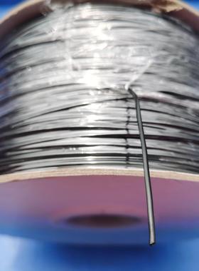 供应黑色机用扎线 白色 椭圆形扎丝 0.45芯 1.8MM 包胶铁丝扎带