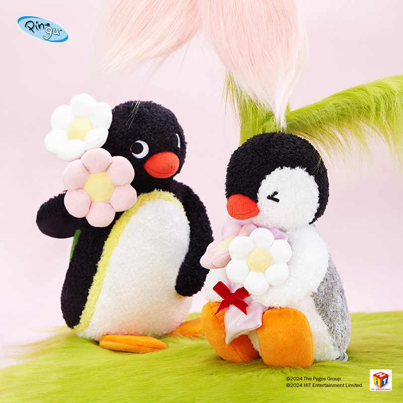 山莫pingu玩偶公仔七夕礼物