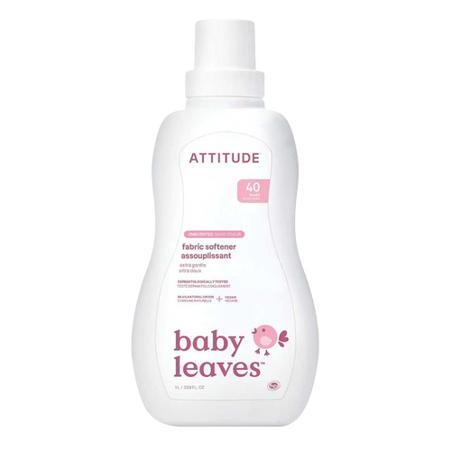 attitude婴儿衣物1l无香型柔顺剂