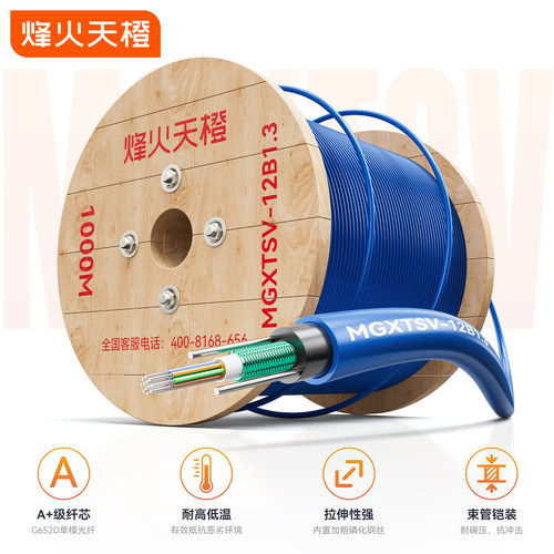 国标MGXTSV矿用阻燃室外光缆