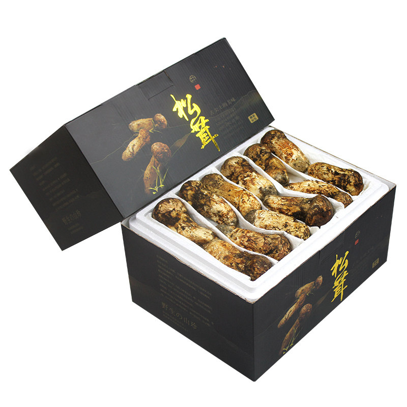出口级松茸礼盒装新鲜采摘