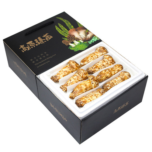 礼盒装甘孜藏族松茸新鲜采摘