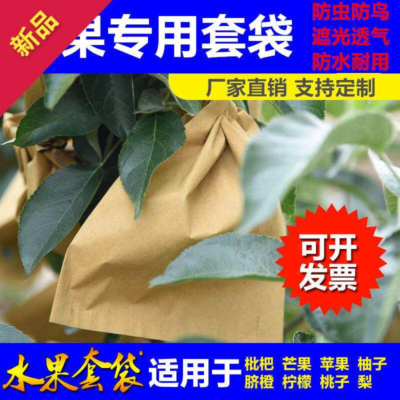 桃子套袋育果袋水果纸袋果树柑橘
