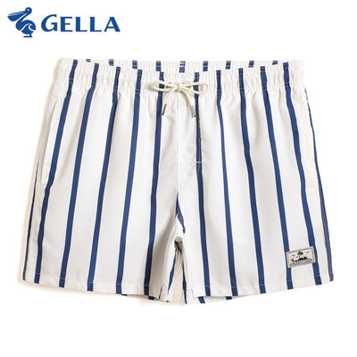 Gella全内衬沙滩裤男可下水速干泡温泉游泳裤三分短裤宽松休闲裤