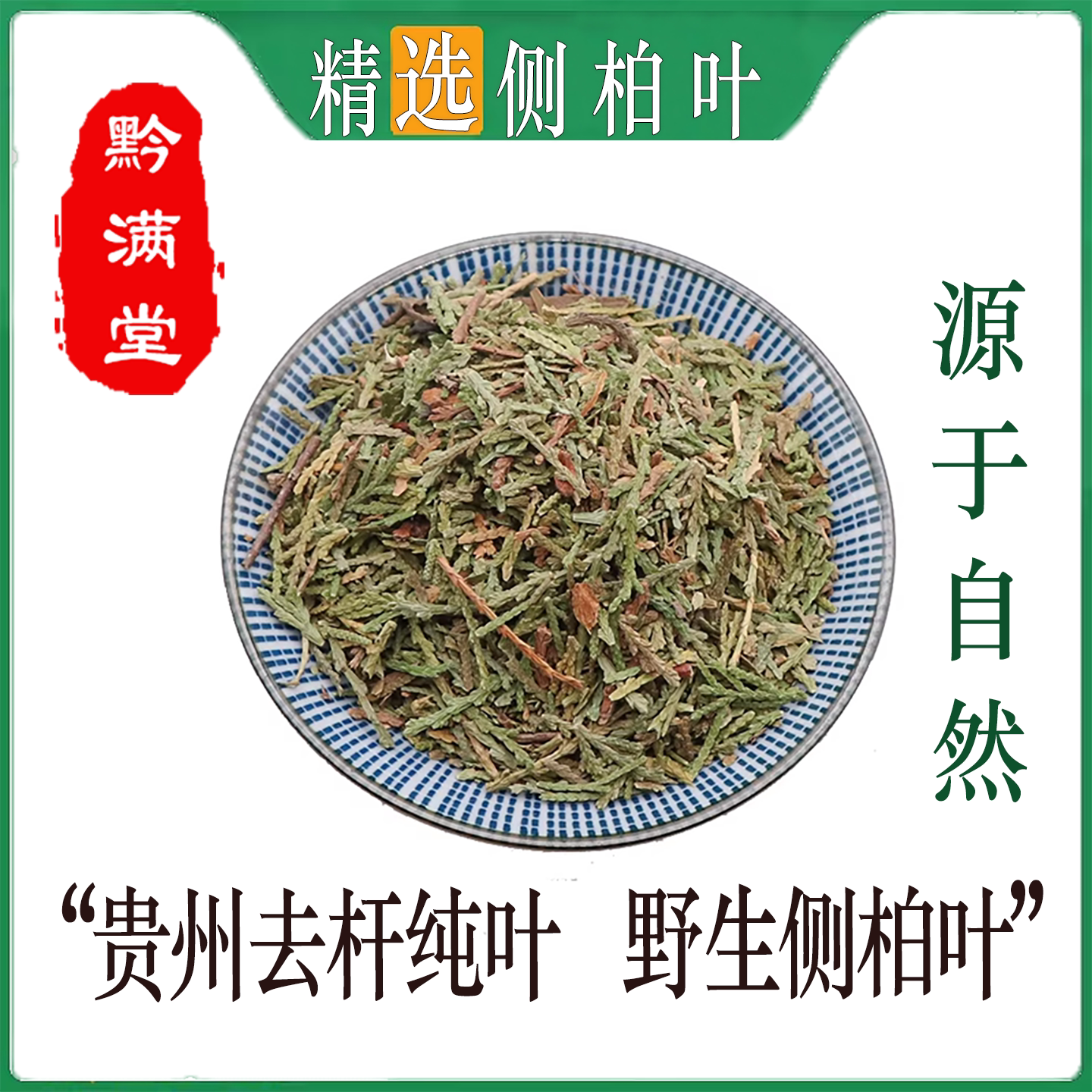 贵州野生侧柏叶新鲜天然扁柏中药材洗头洗发原料非何首乌可熏肉