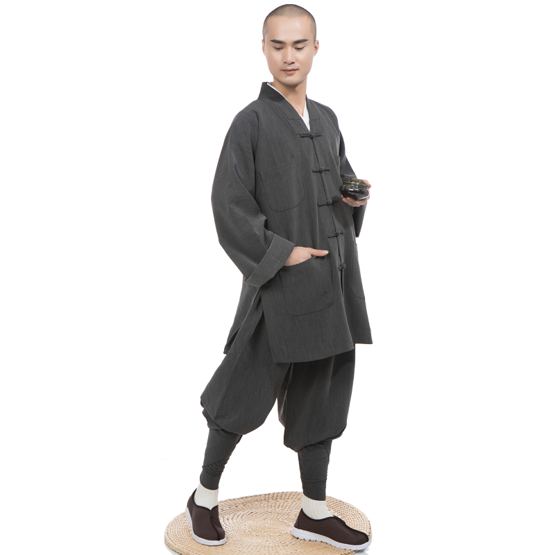 服装春秋款短褂小褂出家人