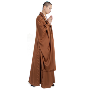 缎梵高档海青居士服和尚袈裟定做