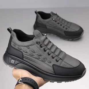 帕拉鞋男款2026新款头层牛皮男鞋真皮软底休闲鞋男士跑步运动鞋子