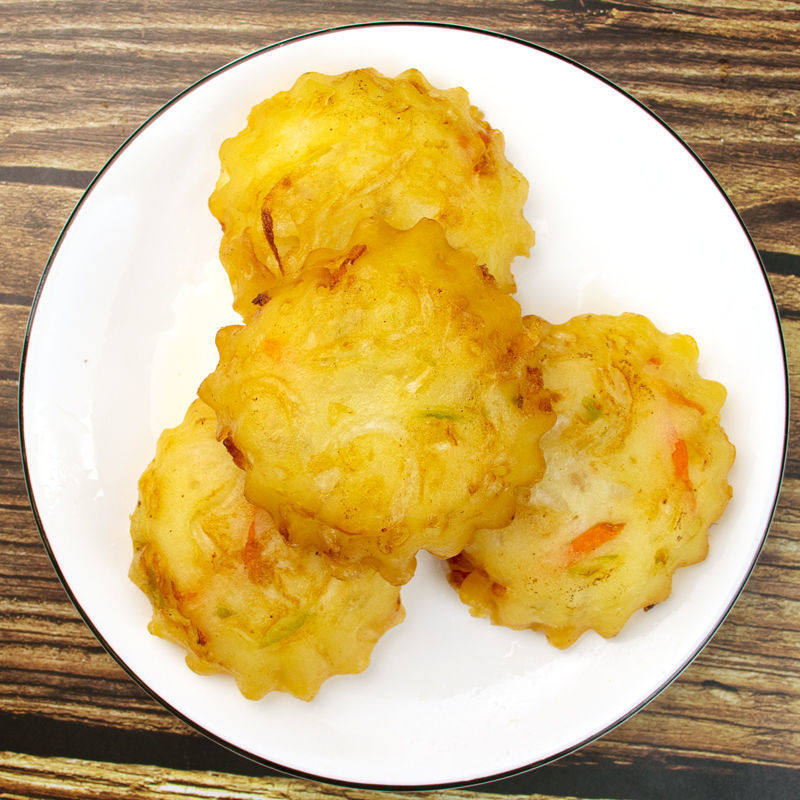 安徽特产萝卜丝饼油墩子半成品480g油炸煎饼速冻油炸加热小吃早点