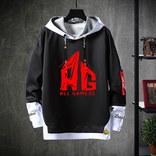 2025AG超玩会卫衣战队队服定制梦泪一诺同款男女连荣耀帽加绒外套