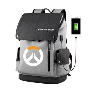 守望先锋书包男女双肩背包动漫周边游戏源氏痛包死神双肩包 cos