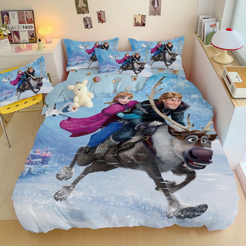 女生可爱卡通冰雪奇缘四