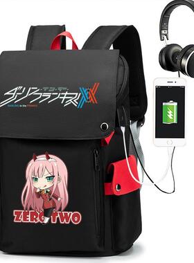 2025亲爱的弗兰克斯周边书包DARLING in the FRANXX国家队新款双