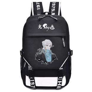 2025sky光遇书包白鸟平菇头手游戏周边尼龙双肩包二次元 男女学生