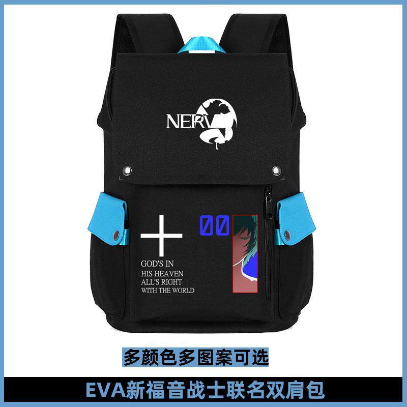 2024eva联名书包新福音战士时尚潮牌休闲学生初高中小学生双肩背