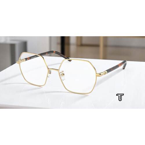 Tory Burch TY1072 3309SB闪亮金色Clr蓝色Lt Etc 54 mm女士