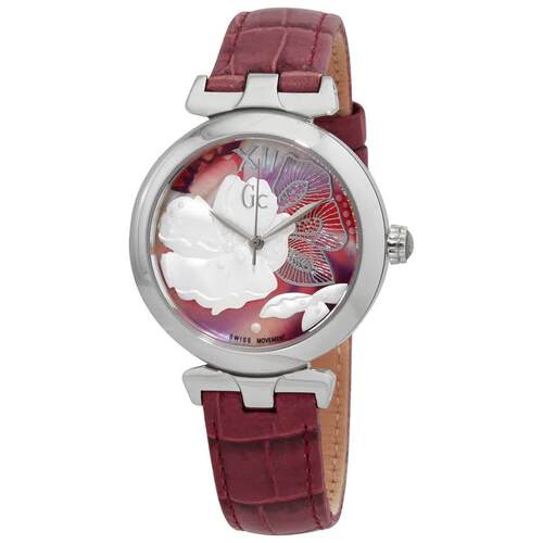 GUESS盖尔斯Y22005L3女Belle Foral表盘34 mm女士手表