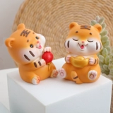 Творческий непослушный маленький тигр милый тигр интерьер ювелирные украшения тигр молодой зодиак -корзина мультфильм