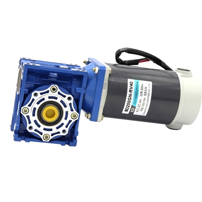 信达RV40直流减速涡轮电机12/24V200W可调速直流电机马达