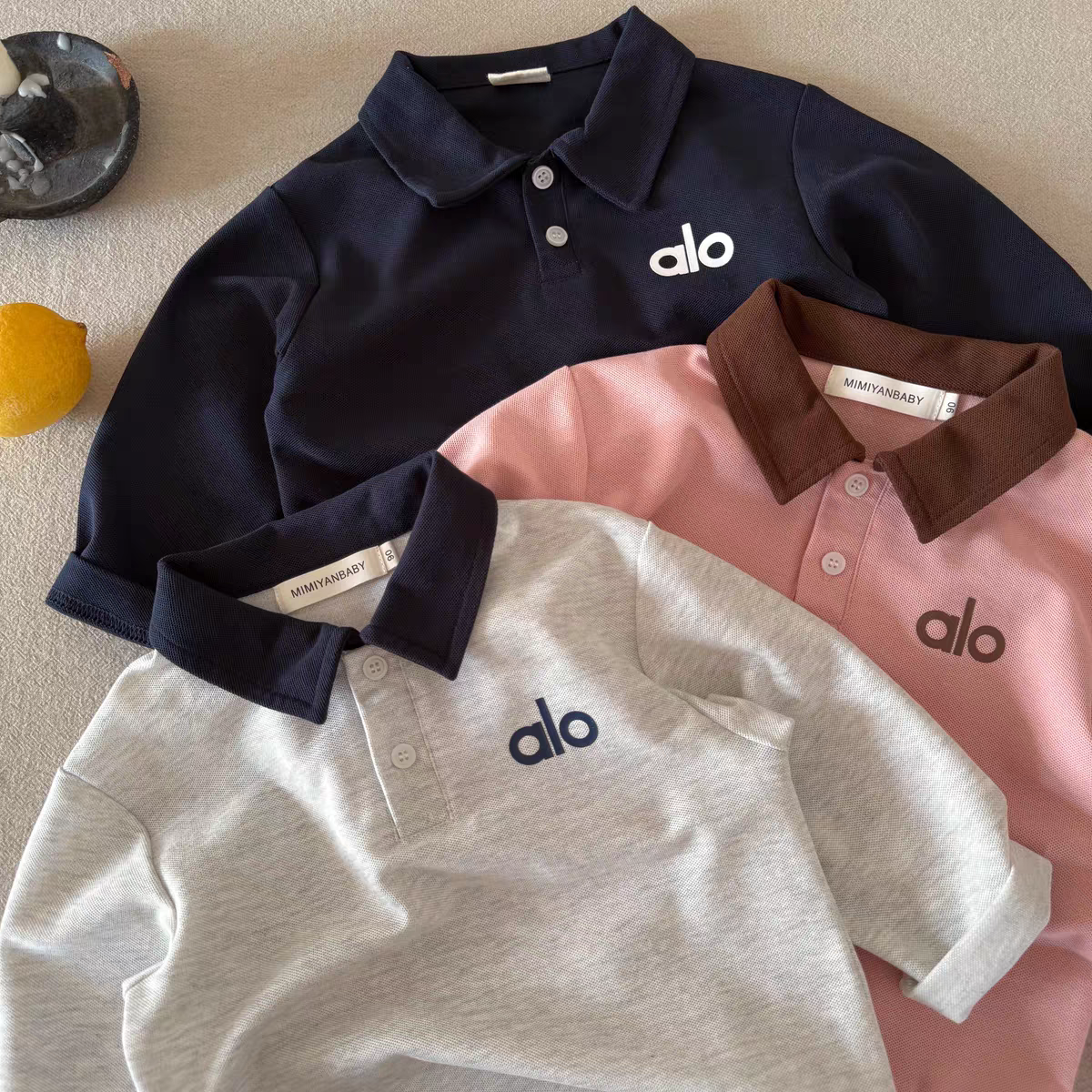 纯棉男童翻领POLO衫春秋季中小儿童宝宝长袖T恤洋气百搭打底上衣