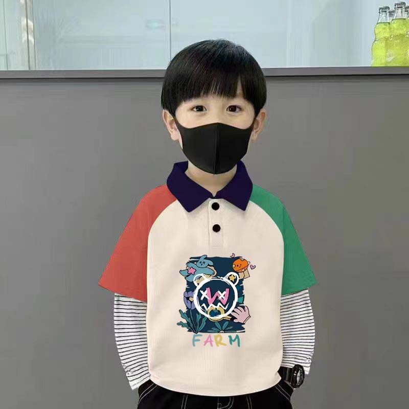 100%纯棉男童POLO长袖T恤2026春秋新款中大儿童宝宝洋气打底上衣,童装/婴儿装/亲子装,儿童POLO衫,淘宝优惠券,粉丝福利购,淘宝优惠卷