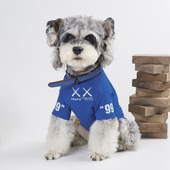 帅气猫咪狗狗衣服夏季 潮牌泰迪比熊雪纳瑞博美中小型犬宠物猫衣服