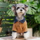 美式 秋冬薄绒西高地贵宾比熊雪纳瑞小型犬狗狗衣服 拼接宠物Polo衫
