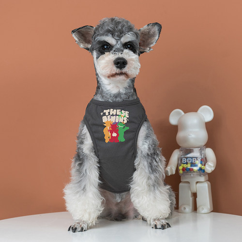 卡通宠物狗狗背心2023夏季薄款