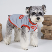 小清新狗狗背心宠物衣服纯棉夏季 透气中小型犬宠物雪纳瑞衣服 薄款