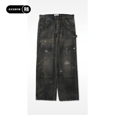 BOWWOW 秋冬新品做旧画家裤男RADIANCE-Blue